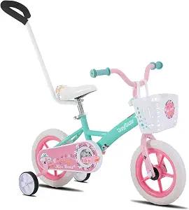 JOYSTAR Voyager 10" Kids Bike for Boys & Girls Ages 1-3 Green