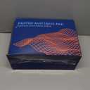 Homemate Heated Mattress Pad Twin Size - 3D Knitted Jacquard Electric Mattress Pad Twin Bed Warmer with Dual Controller, 10 Heated Setting - Auto Off 8 Hours, Fit Up to 30 Inch, 75"x39"