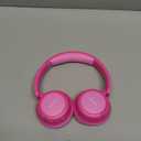 iClever BTH22 Kids Bluetooth Headphones, 60H Play Time, 74/85 dBA Safe Volume, Bluetooth 5.4, USB C, Over Ear Kids Headphones Wireless with Mic AUX Cord for iPad/Tablet/Travel, Blossom Pink