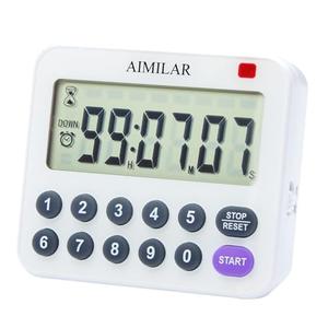 Digital Countdown Kitchen Timer - AIMILAR Magnetic Count Up Down Cooking Timer with Magnet Back Loud Alarm Directly Input Hours Minutes and Seconds