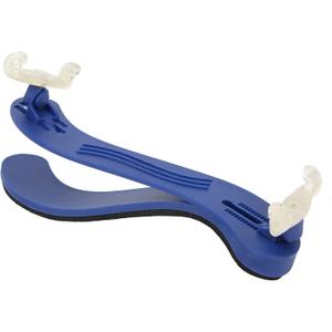 Violin Shoulder Rest Plastic Rubber Adjustable Comfortable Foam Pad Violin Instrument Accessory for 4/4 and 3/4 Violins(Sky Blue)