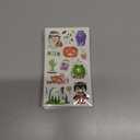 5 x X-Protector Halloween Tattoos for Kids - Giant Pack of Temporary Tattoos - Fake Halloween Tattoos Gifts - Glow in the Dark Spooky Party Favors - Bulk Halloween Goody Bag Fillers!