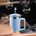 2 x 6PCS Straw Cover, 10mm Straw Covers Cap for Stanley Cup 30&40 Oz Silicone Cute Large Straw Topper Straw Tips Cover Protector Plugs for Stanley Tumblers for Stanley Cup Accessories