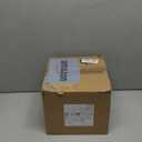 YANWE1 Round Glass Vase, Flower Vases for Bouquet, Ribbed Glass Vases for Flowers, Small Clear Vase for Living Room, Office, Coffee Table, Shelf, Wedding, 6 Inches