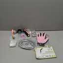 Dog Shower Attachment for Bathroom & Bathtub with 6.6FT Shower Hose, 8 Sprayer Modes Dog Washing Hose Attachment with Pet Grooming Glove Shower Diverter and Holder (PINK-HOSE INCLUDED)