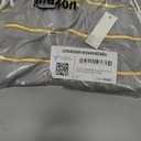 Amazon Essentials Mens 9" Swim Trunks with Mesh Lining, Pockets, Drawstring Closure (X-Small, Grey Stripe)