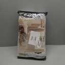 Oatmeal Beige Pleated Linen Blackout Curtains 90 Inches Long for Bedroom Living Room Pinch Pleat Black Out Thermal Insulated Neutral Ring Hooks Back Tab Room Darkening Drapes Curtains with Liner (40"W x 90"L (Pack of 2))