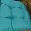 IASEAHK Outdoor Chair Cushions Set of 2, 19" x 19" x 5", Waterproof Outdoor Seat Cushions for Patio Furniture, Fade-Resistant Patio Chair Cushion, Dining Wicker Chair Pads for Porch Garden, Teal