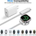 Fast Charging Cable for Apple Watch Charger,USB C 20W Plug Adapter for iPhone/iWatch,Portable USB C Wireless Fast Charger Compatible with Apple Watch Series Ultra/9/8/7/SE/6/5/4/3/2/1-White