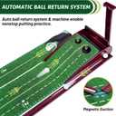 Golf Putting Green for Indoors - Putting Mat with Automatic Ball Return Machine, Mini Golf Pratice Training Equipment at Home or Office, Birthday for Golfs Lovers Golfer Man, 300 cm x 51.5 cm