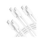 USB C to USB C Cable, 3-Pack 6FT, 60W Fast Charging Power Delivery for iPhone 17/17 Pro/17 Air/17 Pro Max, iPad mini 6/Pro 2021, MacBook Pro 2020, Samsung Galaxy S23, Switch