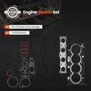 G4KJ 2.4L Engine Rebuild Overhaul Kit w/Crankshaft Piston Set Compatible with Hyundai Sonata Tucson Santa Fe 2011-2019, for Kia Optima Sorento Sportage 2011-2020 23111-2G200 23510-2G500