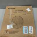 Oak Veneer Round Toilet Seat, Heavy-Duty, US Stardard