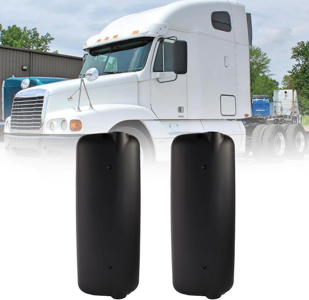 Black Pairs Set Door Mirrors Cover Fit For 2005-2017 for Freightliner Century for Columbia Truck Side Mirrors Covers