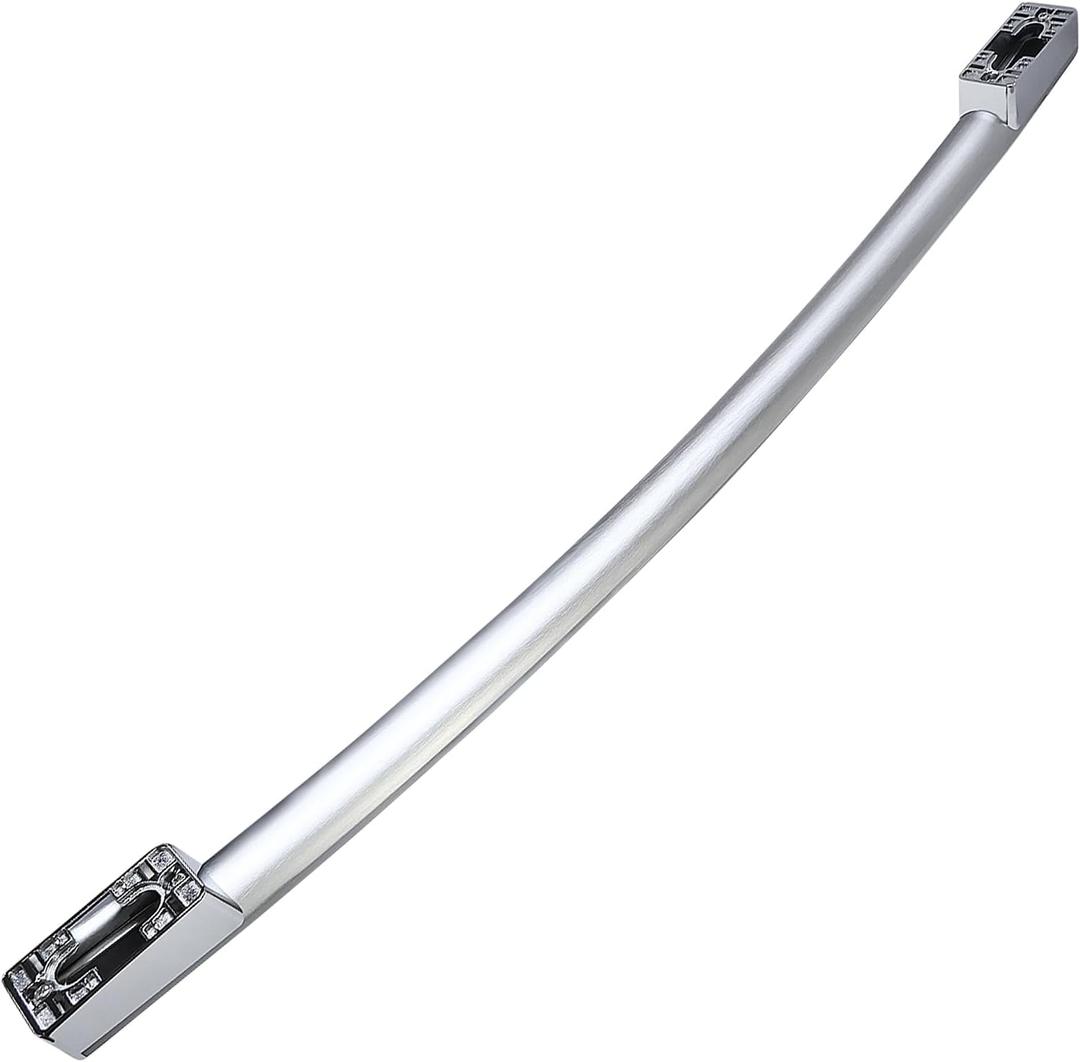 WR12X37485 Aluminum Refrigerator Freezer Door Handle Fit for GE Bottom Freezer Drawer Type Household Refrigerator 4975820 AP7018698 EAP16554855 PS16554855 AGE264445 PD00074459