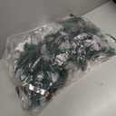 C9 Christmas Lights Outdoor with 100 Spring Clips 65FT 100 LED, C9 String Lights Waterproof Connectable Commercial Grade for Outside House Roof Patio Garden Yard Outdoor Christmas Decorations, White