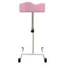 CHAOEEMY Pedicure Foot Rest,Adjustable Height Pedicure Stool,Pedicure Stand for Home Salon,Tattoo,Nail Tech(Pink)