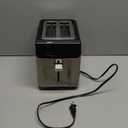 Chefman 2-Slice Digital Toaster, Pop-Up, Stainless Steel, Extra-Wide Slots For Bagels, Defrost, Reheat, Cancel Functions, Removable Crumb Tray