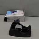 Officemate Recycled 2-in-1 Heavy Duty Tape Dispenser, 1" and 3" Cores, Black