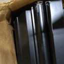 43 Inch Fireplace TV Stand with Mantel - Electric Fireplace Heater, Wooden Entertainment Center, Adjustable LED Flame, Freestanding (750W/1500W),Black