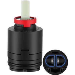 40PHF-2 40mm Shower Cartridge Replacement,Fit for RomceBath Shower Cartridges,Compatible with Tub/Shower Faucet for Shower Mixer Valve,Product Height 3.15 in (80mm) Width 1.57 in (40 mm)