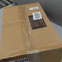 BESTSTAR 200PCS Black and Clear Plastic Plate, Black Disposable Plate Set with 100 Dinner Halloween Plates and 100 Dessert Plates for Party