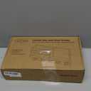 Key Holder for Wall  Decorative Wooden Mail Holder and Key Shelf with Mounting Hardware, Installation Guide  Paulownia Wood with 5 Metal Key Hooks (11.8 x 6.7 x 2.8)