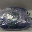 Linecooo Navy Blue Fleece Throw Blanket 50”×60” for Couch Sofa Bed,Super Soft Cozy Plush Microfiber Flannel Blanket with Stripes Design Lightweight for Adults,Woman,Girls