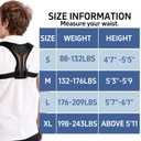 Back Brace Posture Corrector for Women Men Shoulder Support Straightener Pain Relief Upper Spine Hunchback Thoracic Device Plus Size Straps Correction Fixer Trainer Best Straight Black Large (Black, L)