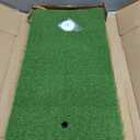 SAPLIZE Foldable Heavy-Duty Golf Hitting Mat with 10mm EVA Backing for Indoor/Outdoor Swing & Chipping, Golf Accessories & Gift for Men & Women