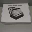 Vizoshi Fireproof Document Box (Soft-Shell) with Lock, 5200°F Fireproof & Water-Resistant File Organizer for Important Documents, Certificates, Passport & 14" Laptop, Home Office Travel