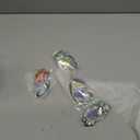 6Pcs Crystal Sun Catcher Prisms, Suncatchers for Windows Hanging, AB Colored Chandelier Crystals Prisms for Room Garden Rainbow Maker Pendants Home Decor