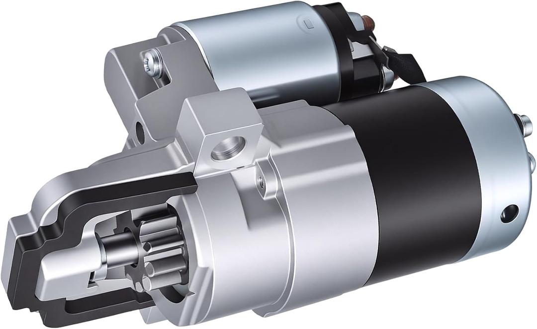 TUCAREST 19227 Starter (2.0L 2.5L,w/o Start/Stop Feature) Fit for Fo-rd 13-17 Edge Escape, 13-15 Explorer Taurus, 12-16 Focus Fusion/Li-ncoln 13-16 MKT MKZ [OE# BB5T11000BA BB5Z11002B]