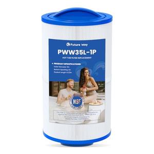 Future Way PWW35L Hot Tub Filter Replacement for X268548-PMA-R3, Unicel 4CH-935，817-4035, Filbur FC-0710，Waterway Teleweir 35 SF, Replace Pleatco PWW35L Spa Filter, SD-01235, PDC580-AFS, 35 Sq. Ft