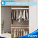 Spring Tension Rod 28 to 48 inches,Adjustable Heavy Duty Curtain Rod-Shower Curtain Rods for Bathroom,Windows,Door,White