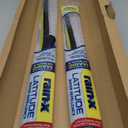 Rain-X 810197 Latitude 2-In-1 Water Repellent Wiper Blades, 26" and 20" Windshield Wipers (Pack Of 2), Automotive Replacement Windshield Wiper Blades With Patented Rain-X Water Repellency Formula