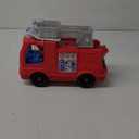 Fisher-Price Little People Toddler Toy Fire Truck Musical Push-Along Vehicle with 2 Figures for Pretend Play Ages 1+ Years