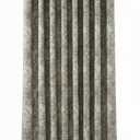 Blackout Linen Curtains, 100% Blackout Drapes Textured Blackout Curtains with White Thermal Insulated Liner, Grommet Top Curtains Living Room (2 Panels, 42 x 84 Inch, Natural)