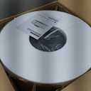 Caged Ceiling Fans with Lights Flush Mount, Farmhouse Low Profile Ceiling Fan with Lights Remote Control, 20'' Modern Bladeless 6 Speeds for Bedroom, Nursery, Kitchen, Black