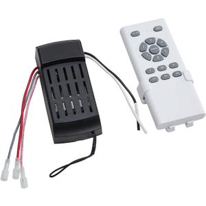 Yahada 72" Remote Control and Receiver Kit, Replacement Ceiling Fan Remote Control Kit with 6 Speeds, Reversible, Timing, for 72 Inch Ceiling Fan No Light, 72in