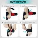 MOONSMILE Bunion Corrector for Women & Men (Black)