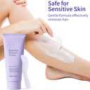 2 PCS Gentle Body Hair Removal Cream for Man & Women, 6.76 Fl Oz, Painless Flawless Depilatory Cream, Body Hairs Removal Cream with Spatula Applicator, Suitable for All Skin Types & Sensitive