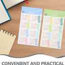 2026 Planner Stickers Monthly Calendar Tabs - 2 Sheets Color-Coded Easy Peel and Stick Adhesive Index Labels for Journals Notebooks and DIY Planning (Multi 1)