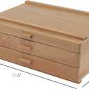 HG Art Concepts Artists Storage Chests - Premium Studio Organizer for Paint Tubes, Brushes, Pencils, Markers, & More! - 3 Drawer & 4 Drawer