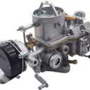 Autolite 1100 1 Barrel Carburetor Replacement for 1963-1968 Mustang Falcon Comet | Fits 6 Cylinder 170 200 CID Engine (Electric Choke)