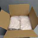 Restaurantware 2.8 x 2.8 x 2 Inch Mini Burger Boxes 100 Clamshell Food Containers - Hinged Lid Striped Pink And White Paper Take Out Boxes Serve Sliders Or Finger Foods
