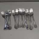 Forks,Set of 30 Top Food Grade Stainless Steel Forks Silverware Set, Flatware Bulk,8 Inches, Mirror Polished & Dishwasher Safe, New Apartment Essentials (30pcs (Big Mac Sets-Gift Box))