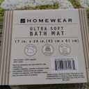 Home Wear Ultra Soft Bath Mat 17x24inch