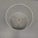 Aspen Creative 58302A, Drum Uno Lamp Shade, Off White, 8" Top x 8" Bottom x 8" Height, Slip UNO 36mm