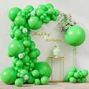 RUBFAC 116pcs Clear Balloons Different Sizes Pack of 36 18 12 10 5 Inch for Garland Arch Extra Large Balloons for Birthday Graduation Wedding Party Decoration